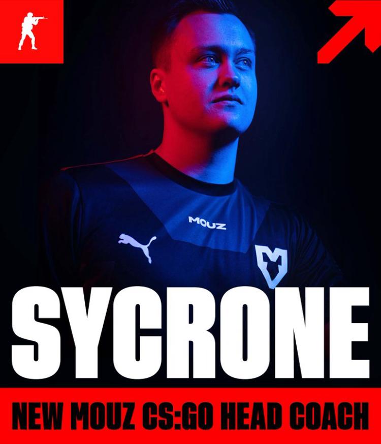 sycrone стал новым главным тренером MOUZ