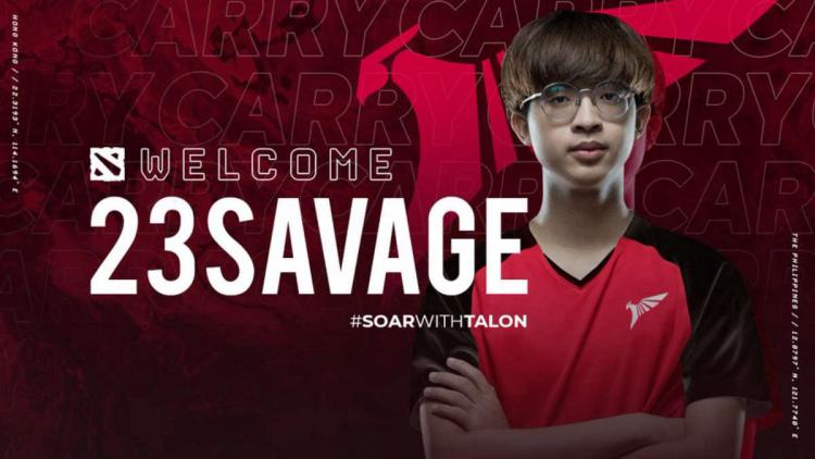 23savage укомплектовал состав Talon Esports