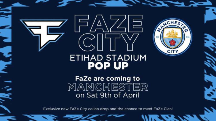 FaZe Clan и Манчестер Сити анонсировали мероприятие на Etihad Stadium