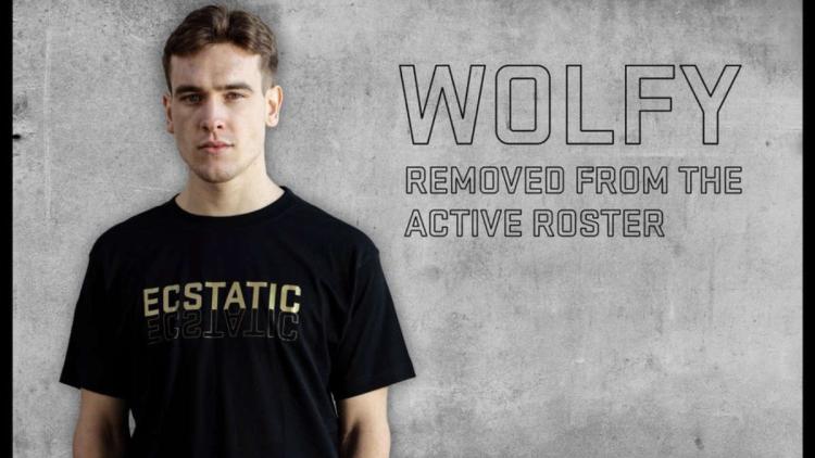 WolfY покинул стартовый состав ECSTATIC