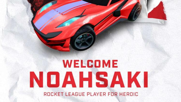 noahsaki пополнил состав Heroic по Rocket League