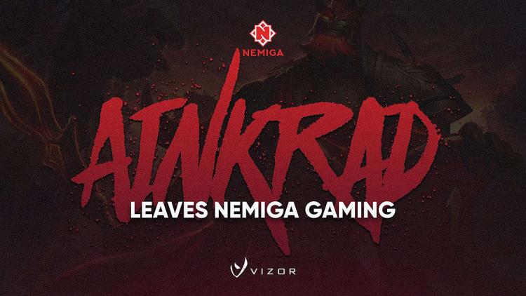 Ainkrad покинул Nemiga Gaming