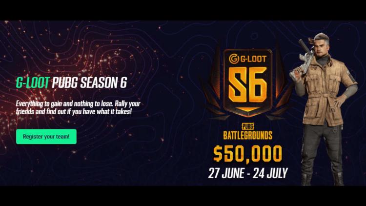 Состоялся анонс G-Loot PUBG Season 6