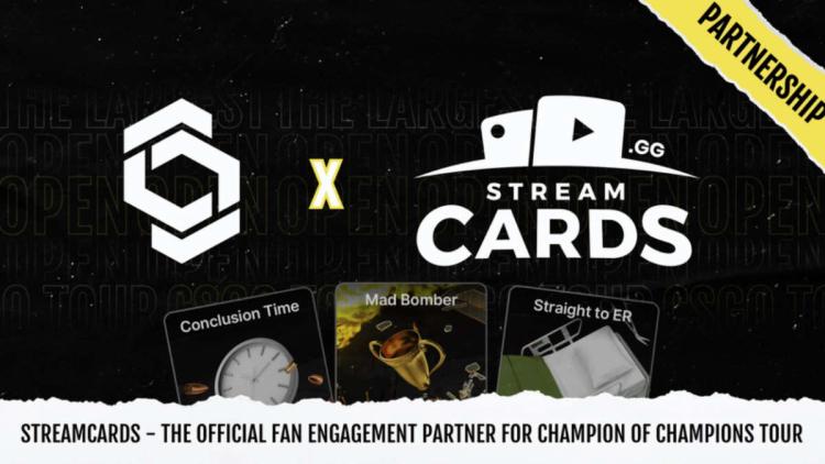 StreamCards становится партнером серии турниров Champion of Champions Tour по CS:GO