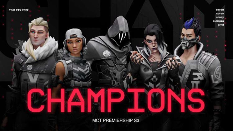 TSM стала победителем MCT - MEL Valorant Premiership - Season 3 Playoffs