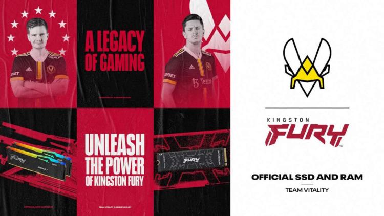 Kingston FURY становится новым партнером Team Vitality