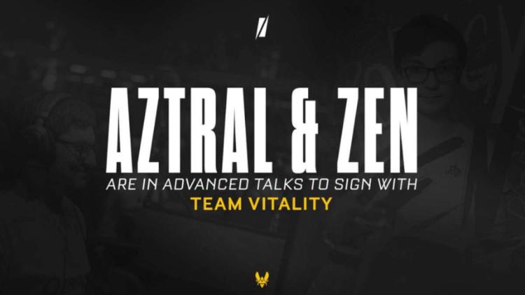 Team Vitality ведет переговоры с AztraL и zen