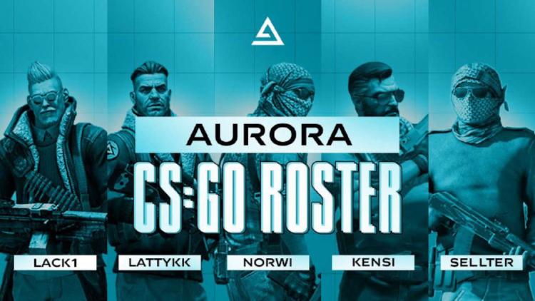 Aurora Gaming представила обновленный состав по CS:GO