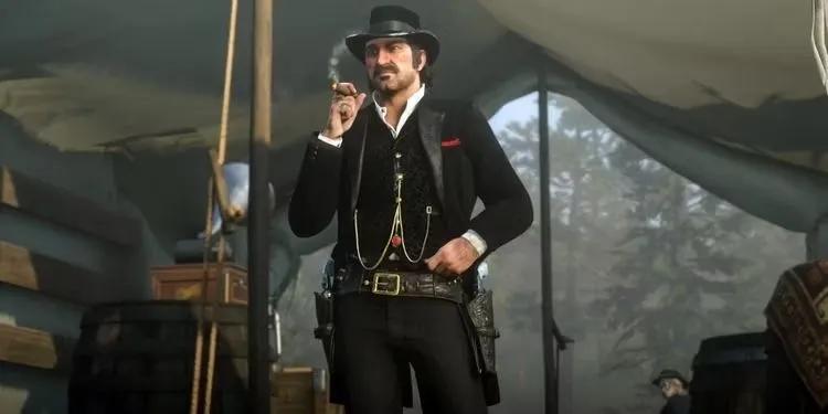 Невероятное открытие в Red Dead Redemption 2: случайный глюк превращает ночное небо в завораживающую фиолетовую страну чудес!