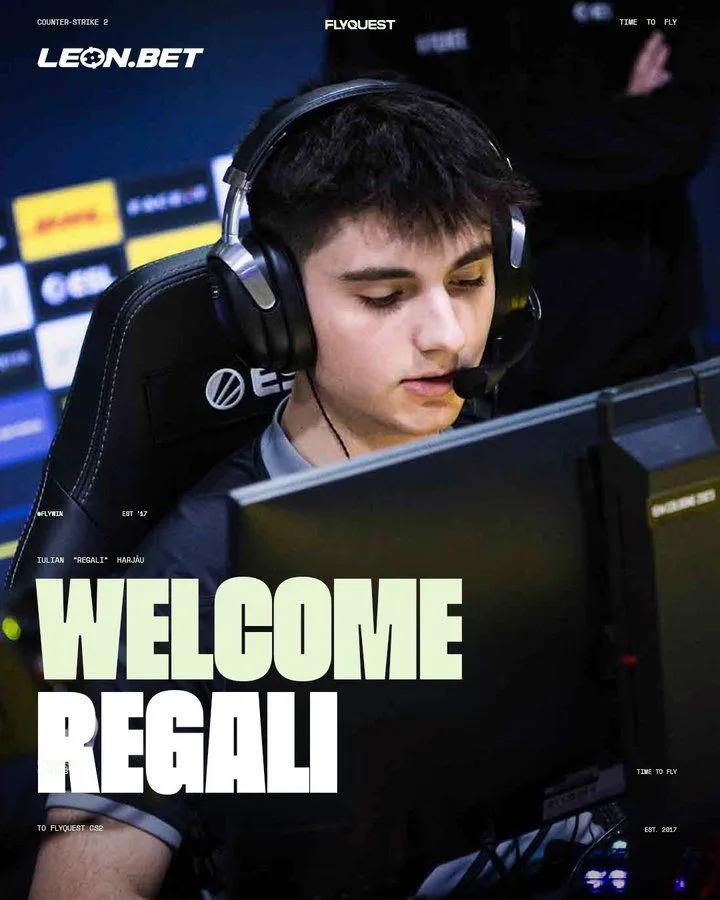 FlyQuest подписывает Sniper Regali в свой состав по CS2, заменив aliStair