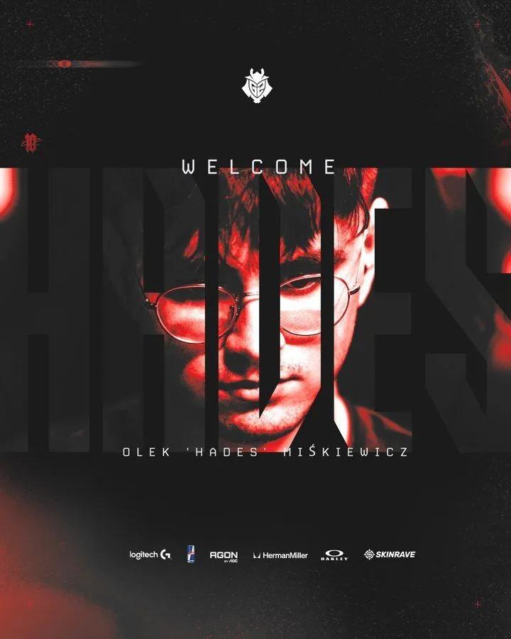 G2 подписала нового снайпера вместо M0NESY, бывший игрок Monte Hades присоединился к команде