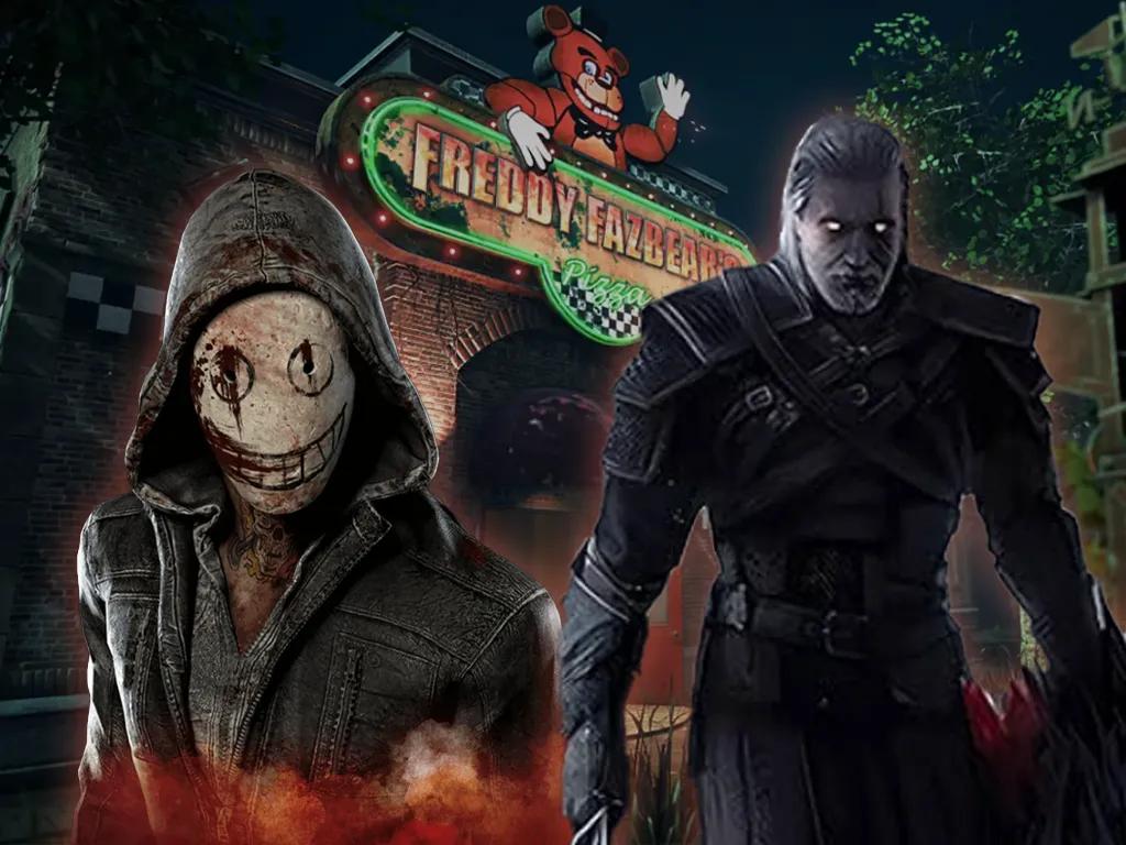 Dead by Daylight x Witcher x FNAF: Геральт, Спрингтрап и пицца Deathtraps