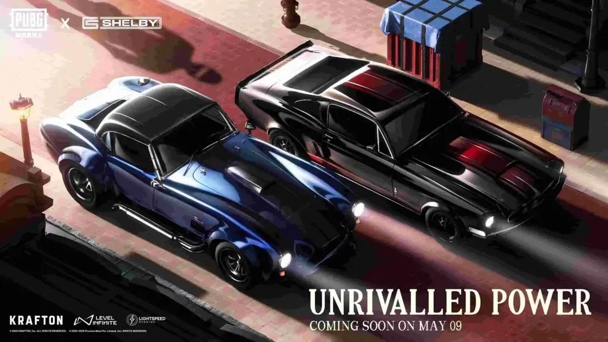 PUBG Mobile x Shelby American: Высокооктановые автомобили, пользовательские скины и эксклюзивные награды в новом событии "Моторный круиз