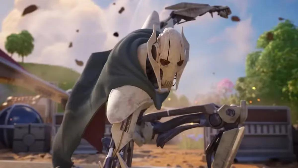 Утечка из Fortnite показывает лицо генерала Гривуса без маски в потрясающих деталях