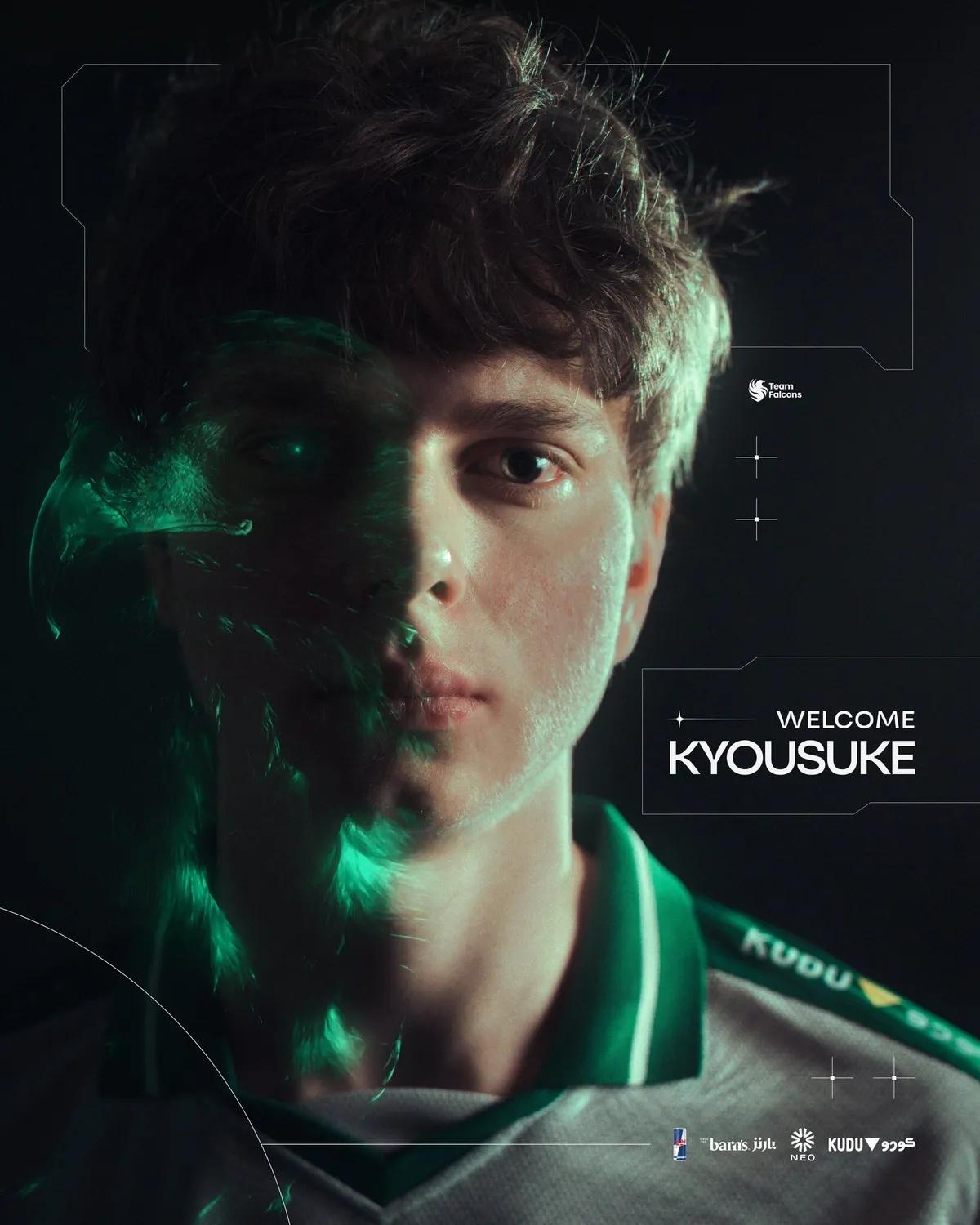 Официально: kyousuke заменил Magisk в составе Team Falcons