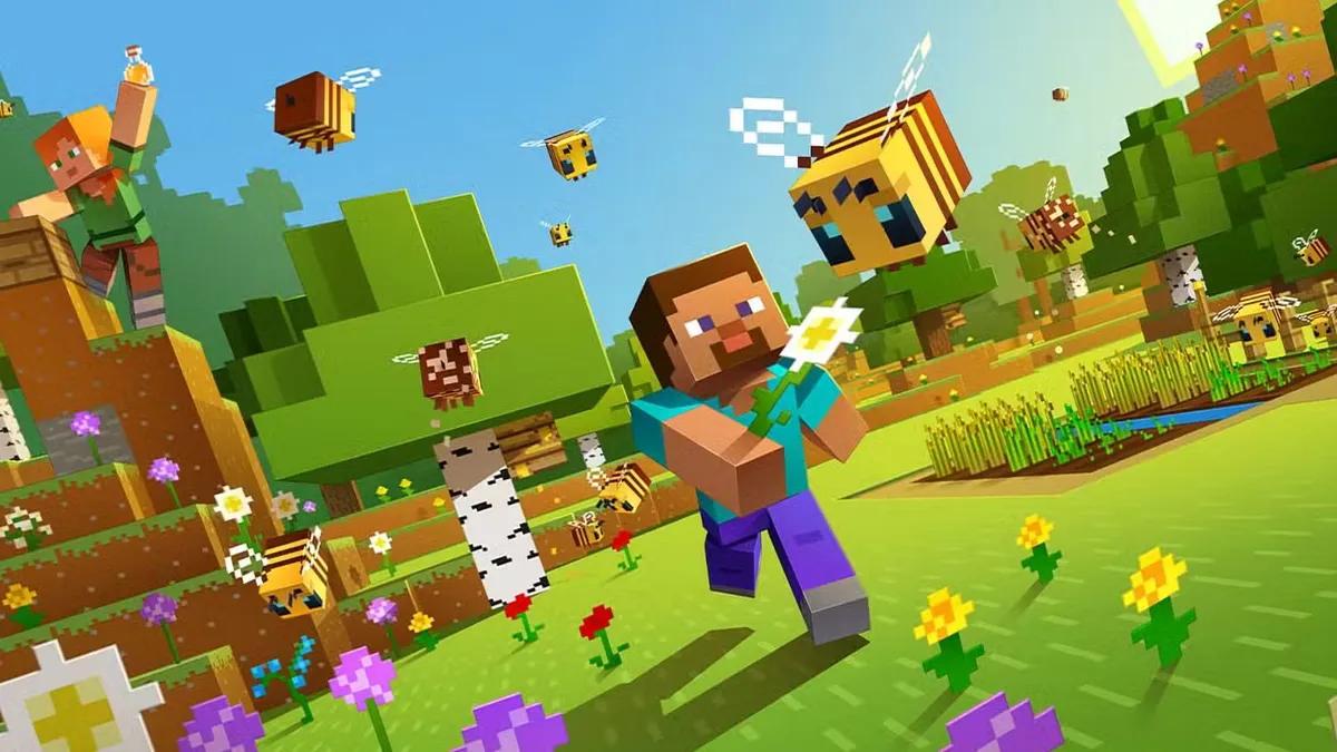 Minecraft рассказывает о захватывающем событии кроссовера со смурфиками