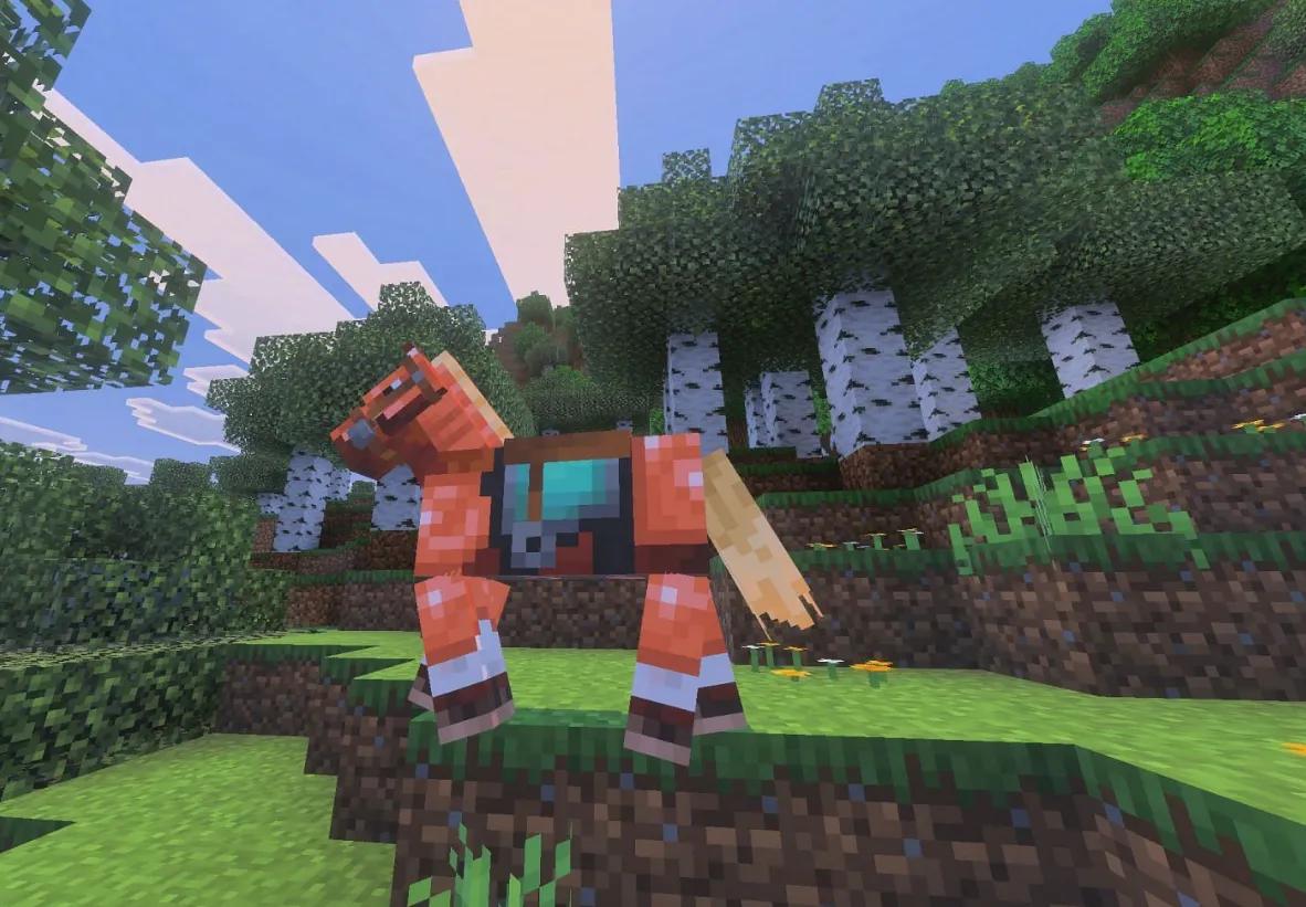 Новое обновление Minecraft добавляет медную конскую броню и возвращает удалённого моба