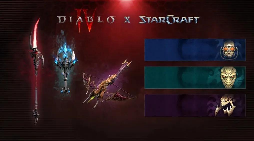 Стартовал кроссовер Diablo IV x StarCraft с тематической косметикой и бесплатными наградами