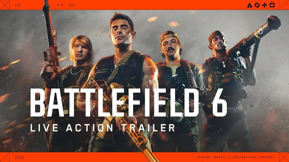 Battlefield 6 нацеливается на Call of Duty в смелом трейлере с живыми актёрами