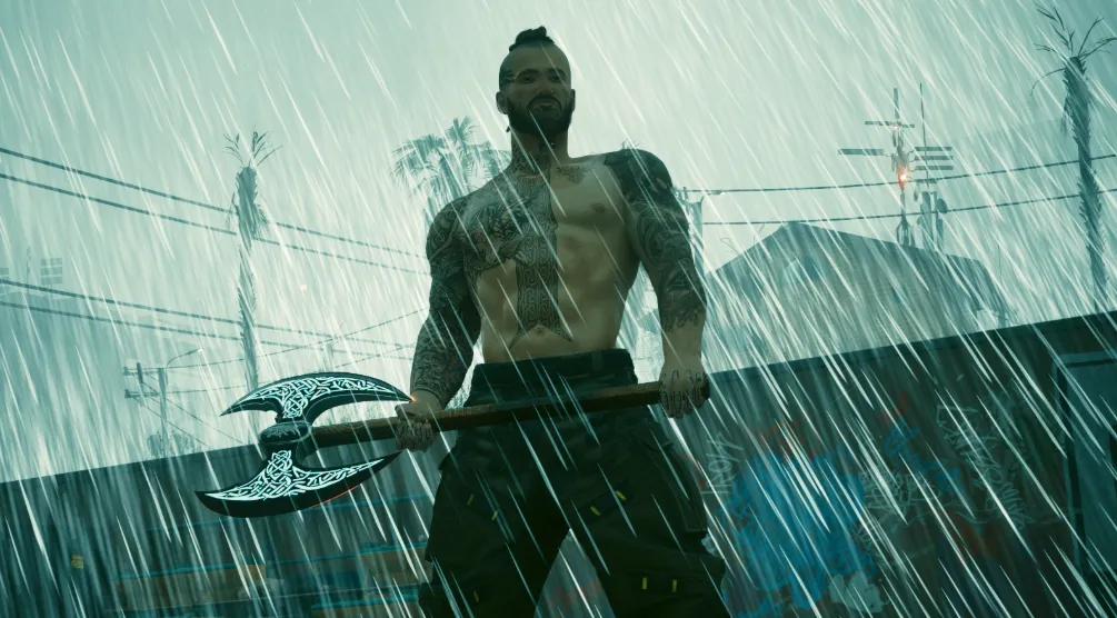 Моды Cyberpunk 2077 приносят брутальный боевой топор и интеграцию ИИ ChatGPT