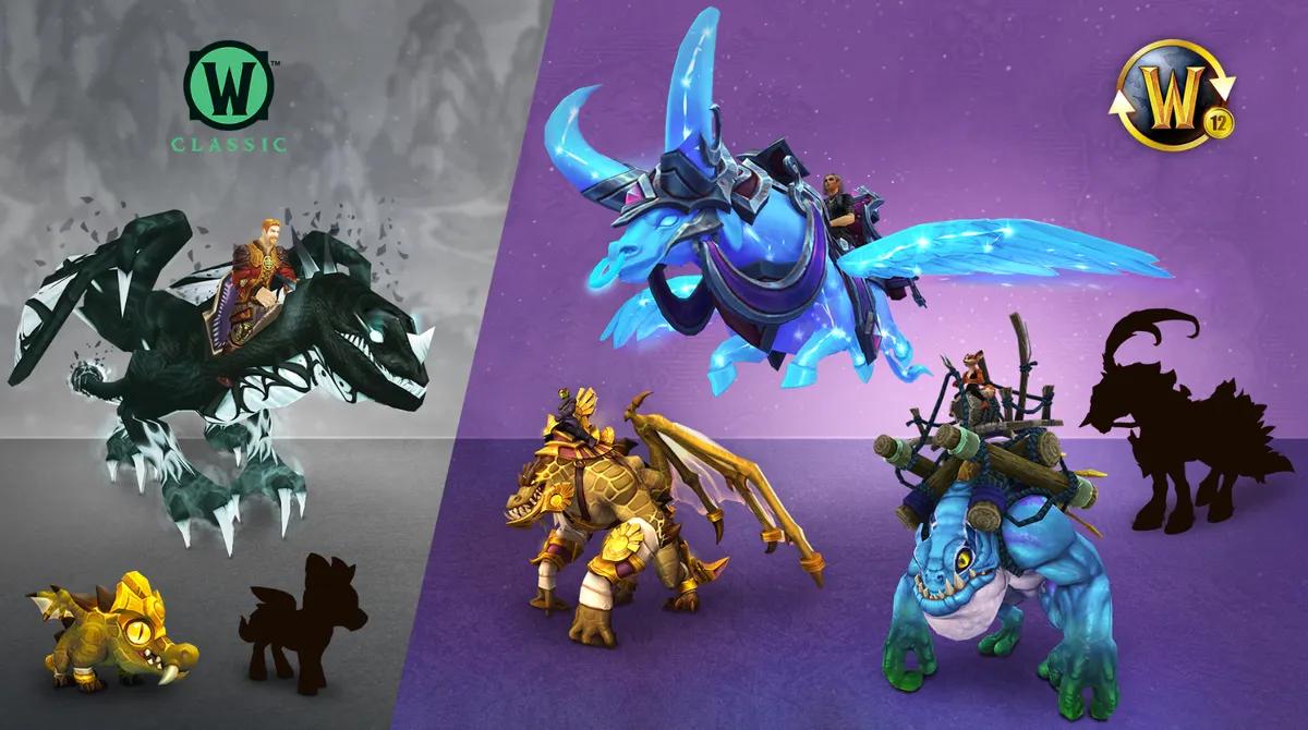 World of Warcraft раскрывает вознаграждение за 12-месячную подписку 2026 года с новыми маунтами - астральными аурохами и ша-шарредом Дрейком