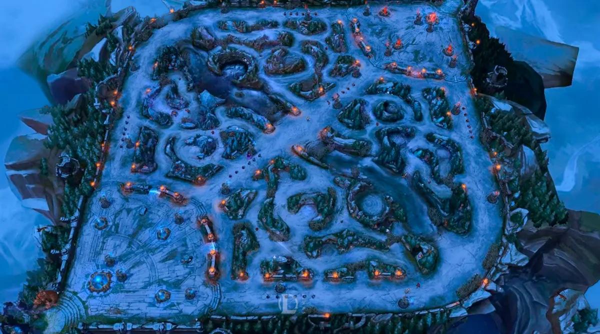 Зимняя карта возвращается в патче 25.23 для League of Legends