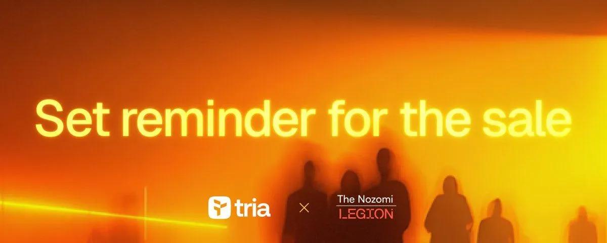 Продажа Tria на Legion подходит к концу: Привлечено более $43 млн при 4300% переподписки
