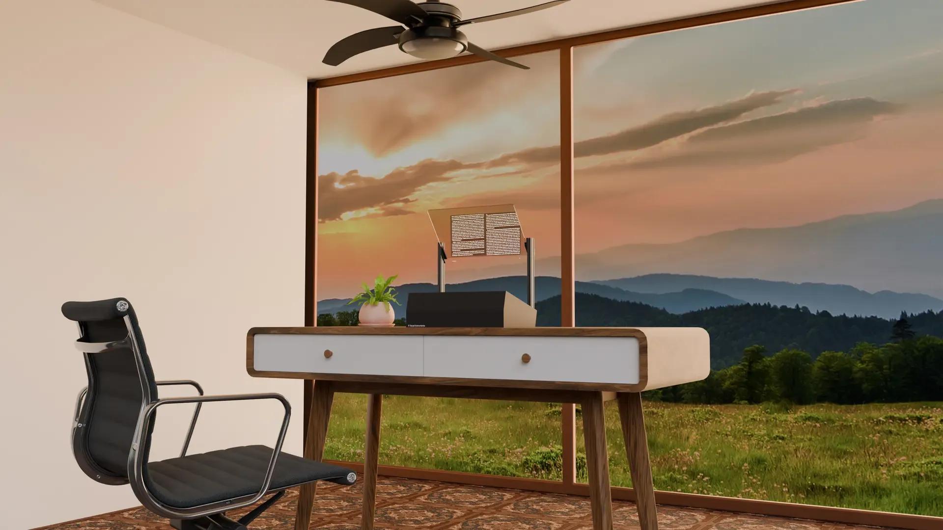 Visual Instruments представляет Phantom - первый в мире прозрачный компьютерный монитор