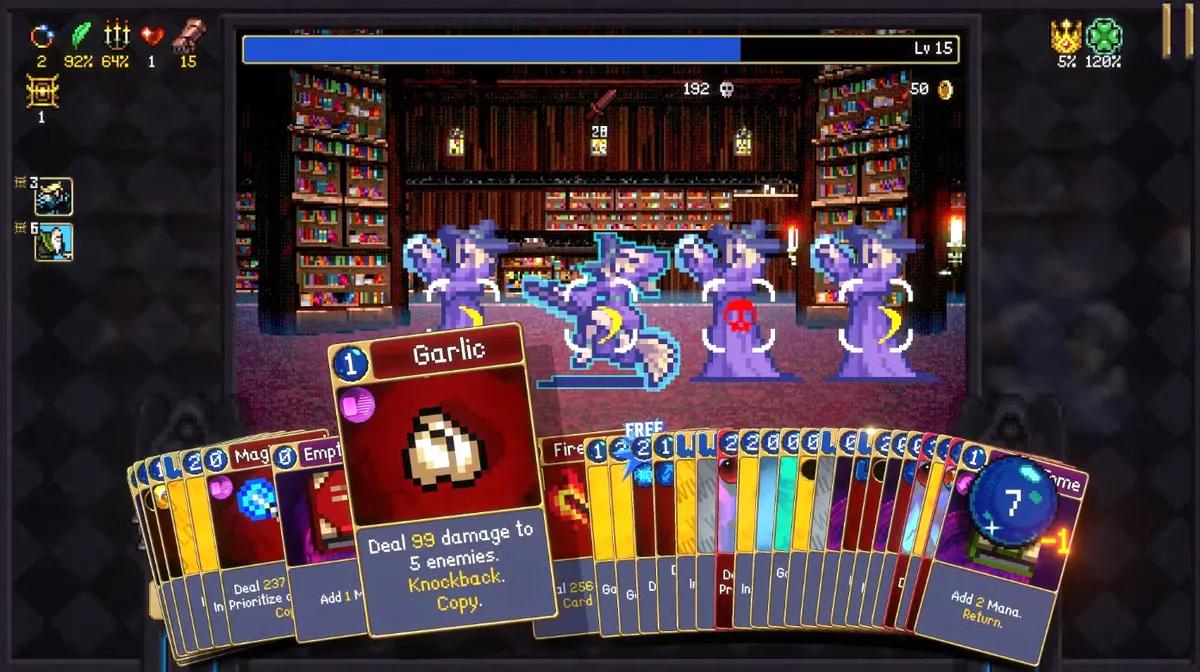 Разработчики Vampire Survivors представили новый Roguelike Deck-Building Spin-Off