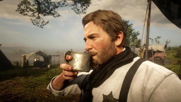 Ошибка в Red Dead Redemption 2 превращает серьёзную кат-сцену в комедийное шоу