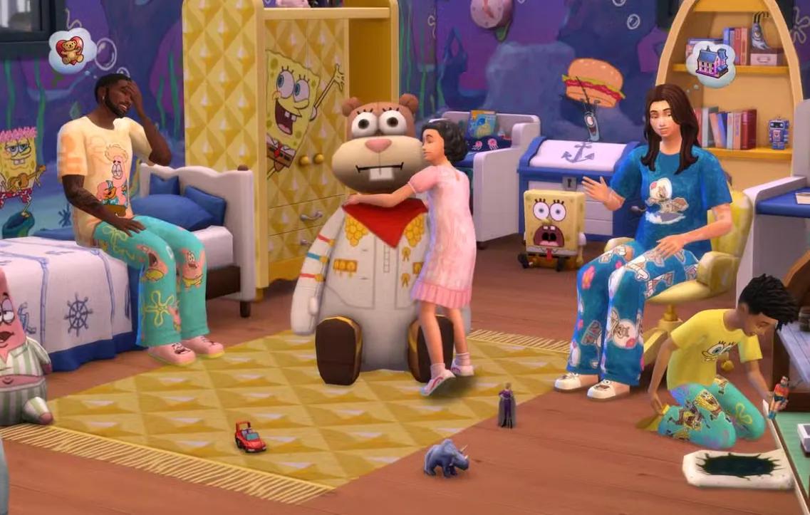 В The Sims 4 появился Губка Боб с двумя наборами и знакомыми дебатами