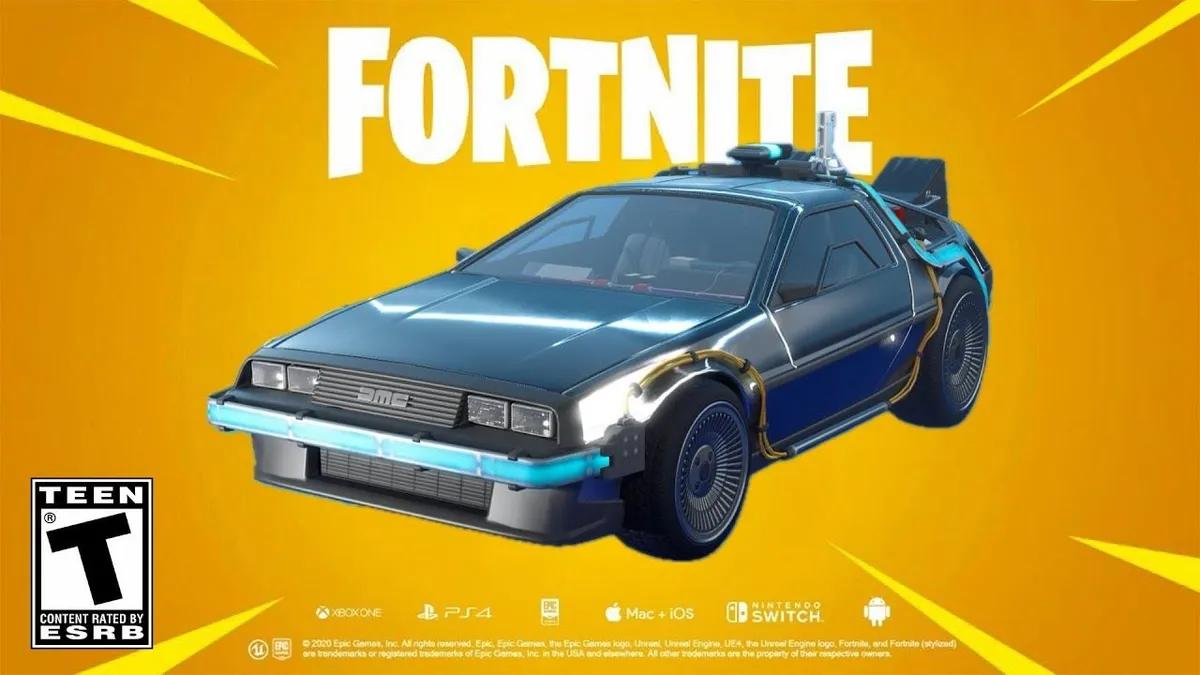 В Fortnite появилась модель DeLorean из "Назад в будущее" - вот как ее получить