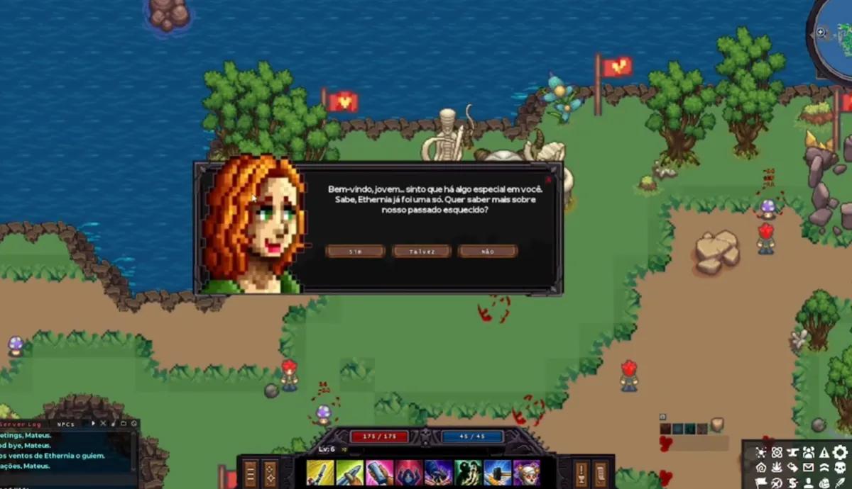 Ethernia запускается как бесплатная 2D MMORPG с механикой D&D.