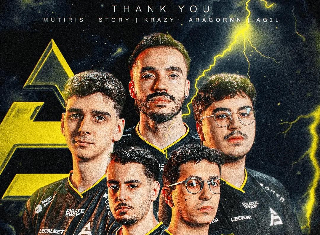 SAW продают свой состав CS2: MUTiRiS, aragornN и krazy присоединяются к BC.Game Esports