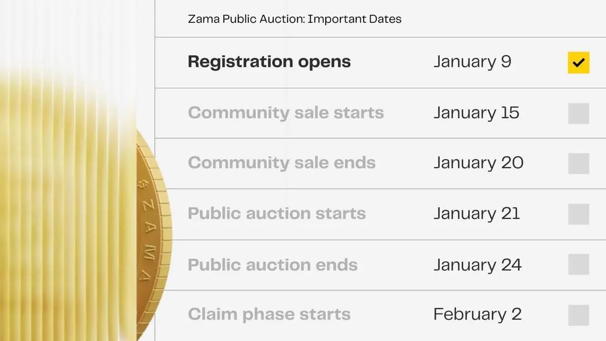 Zama Protocol начинает регистрацию на продажу токенов