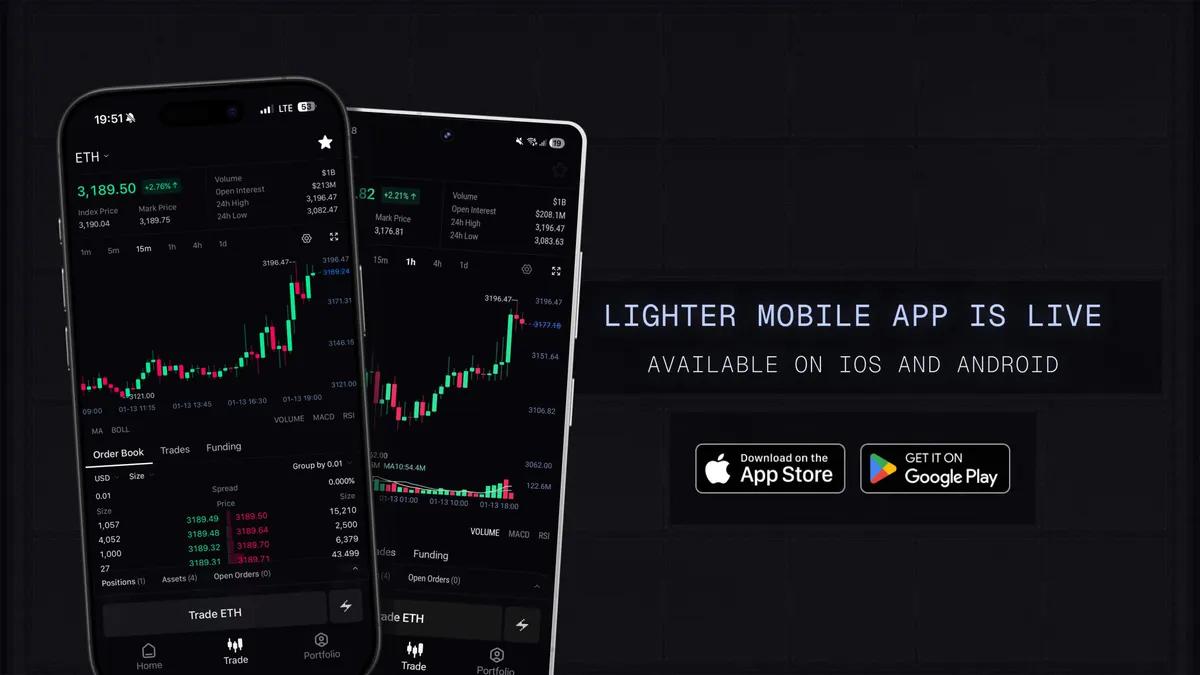 Lighter запускает мобильное приложение для iOS и Android