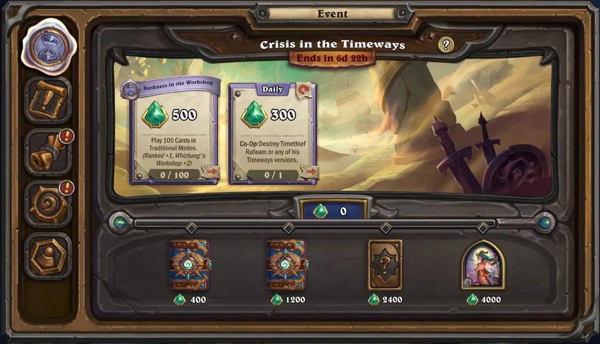 В Hearthstone стартует событие "Кризис в Таймвее"