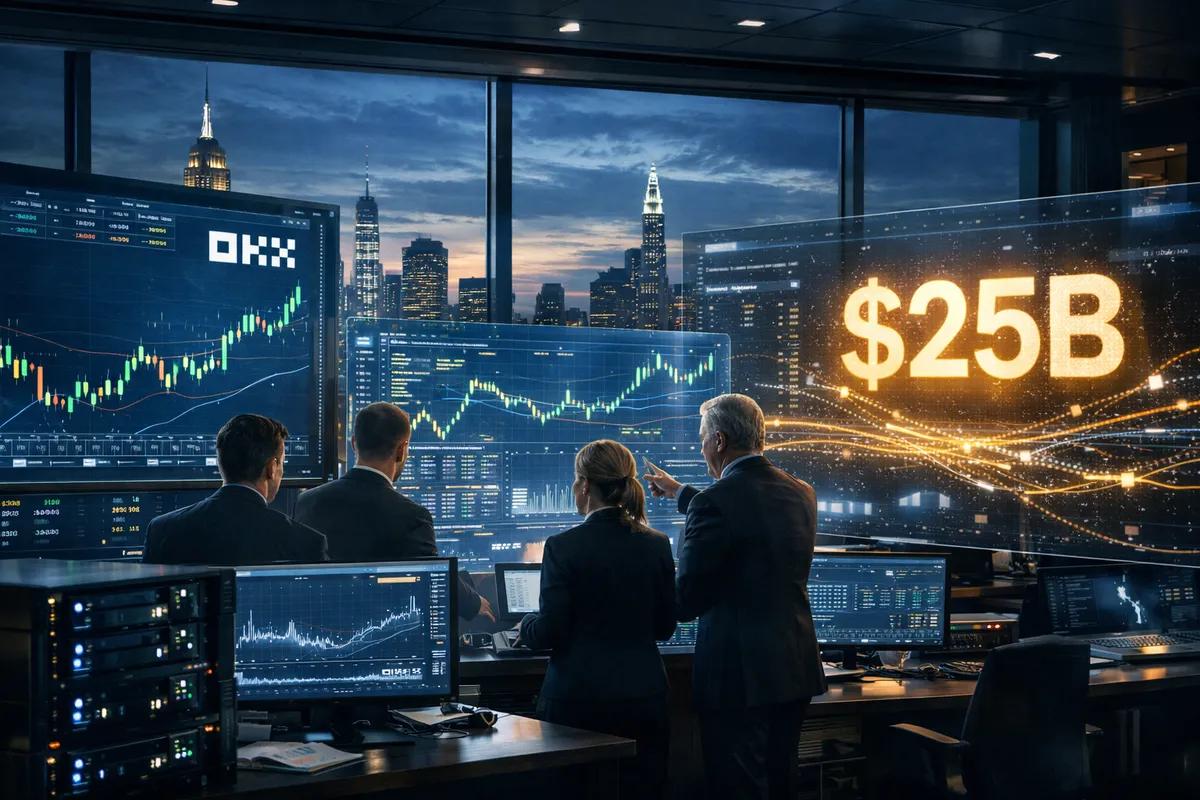 ICE инвестирует в OKX, оценивая ее в 25 миллиардов долларов