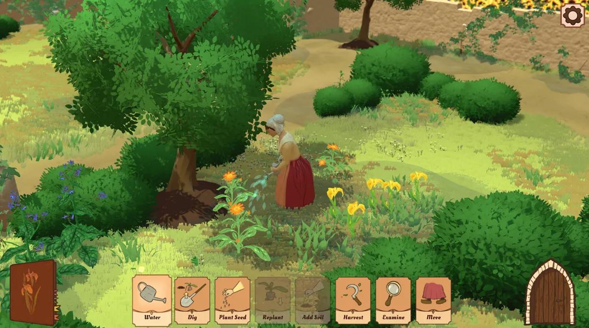 Уютная игра для садоводов The Abbess Garden сочетает в себе настоящую ботанику и шпионский участок 17 века