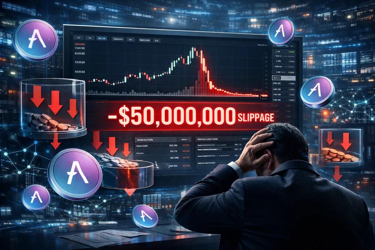 Минус 50 миллионов долларов в один клик: Кит теряет целое состояние на покупке $AAVE из-за экстремального проскальзывания