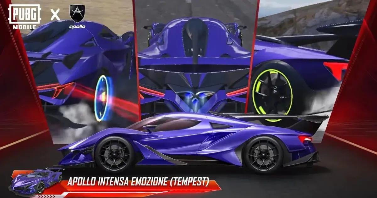 В марте PUBG Mobile и Apollo Automobil представит в игре эксклюзивные гиперкары.