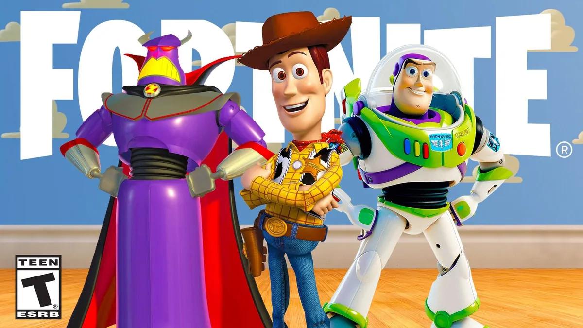 Утечки информации о Fortnite намекают на кроссовер с «Историей игрушек», в котором примут участие Вуди, Базз и Зург.