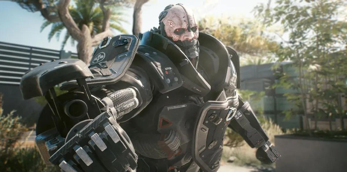 Тизер второй волны Fortnite x Cyberpunk намекает на появление Адама Смэшера.