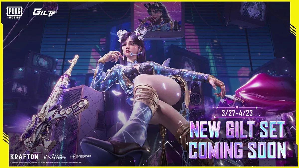 В PUBG Mobile появился позолоченный набор Dimensional Diva в футуристическом стиле с возможностью улучшения AKM.