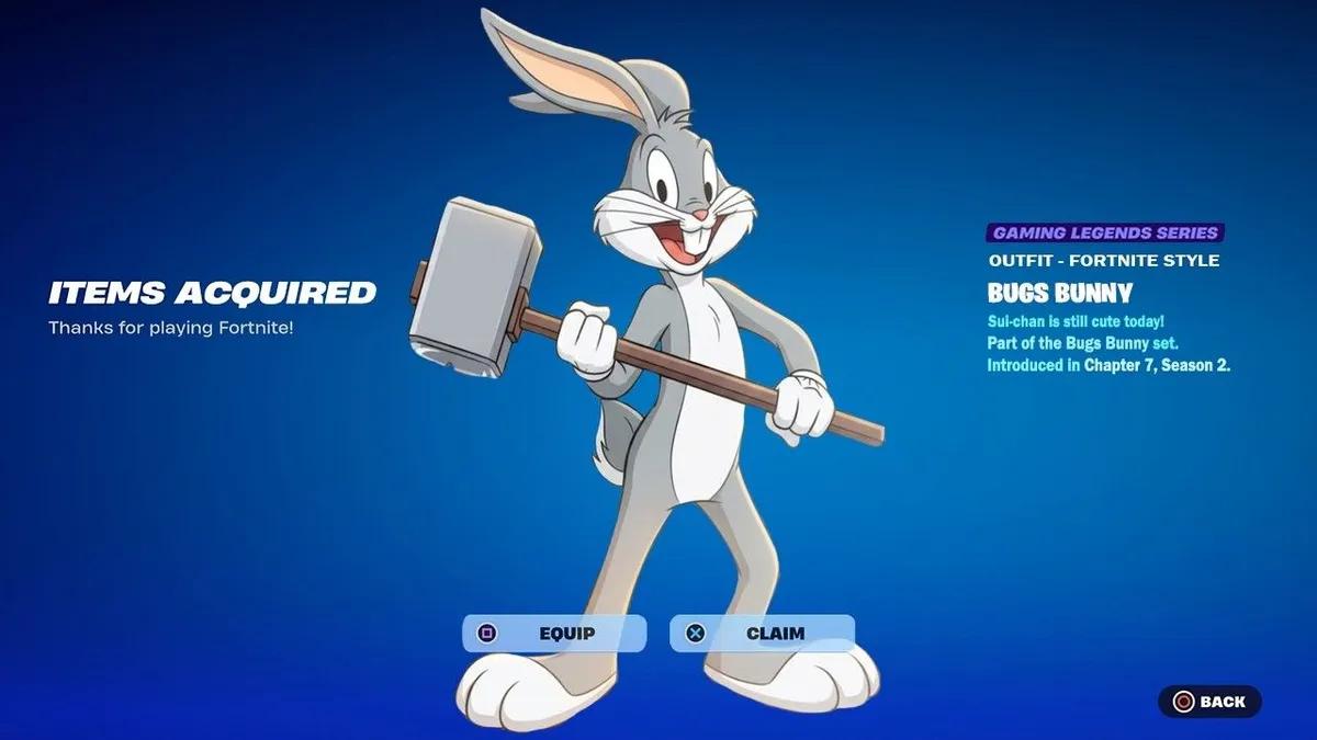 В Fortnite появился скин Багса Банни — вот как его разблокировать.