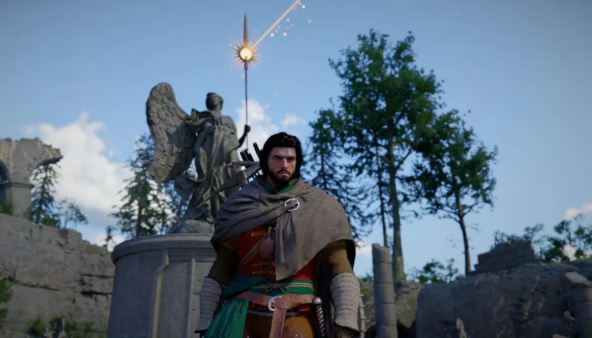 Прохождение головоломки «Руины на равнинах Багровой пустыни во время восхода солнца»