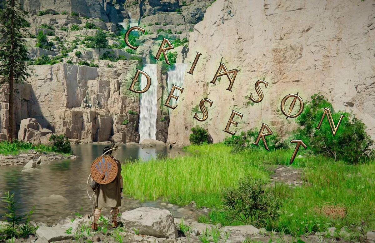 Прохождение головоломки в руинах леса Арбория в Багровой пустыне.