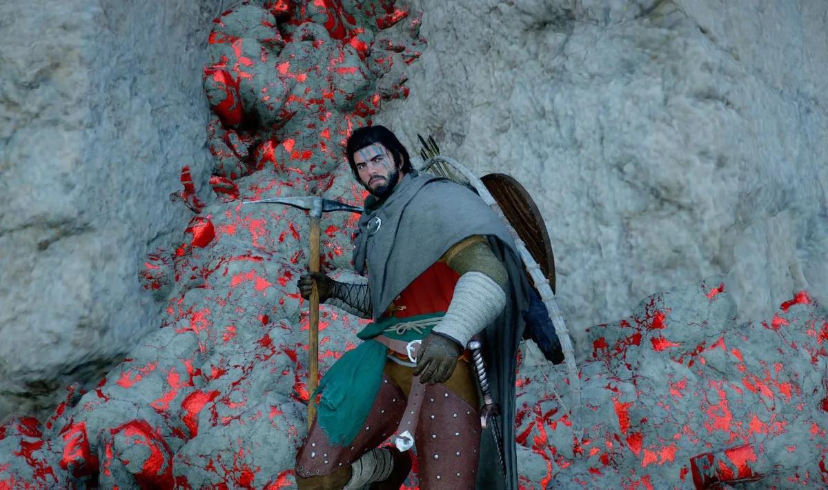 Прохождение головоломки в руинах Хальссиуса, Багровая пустыня.