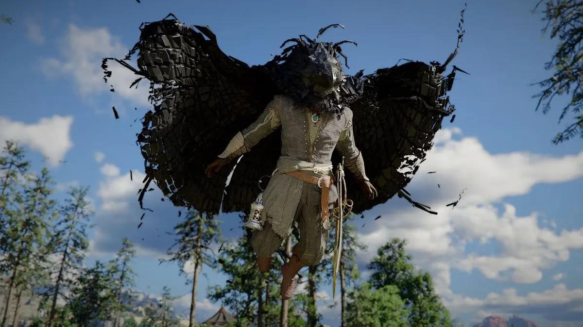 Прохождение головоломки в руинах ущелья Дрейксфолл в Багровой пустыне