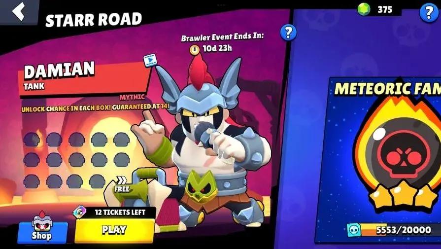 В Brawl Stars появился Дэмиан — подробности события, гиперзаряда и бесплатных наград.